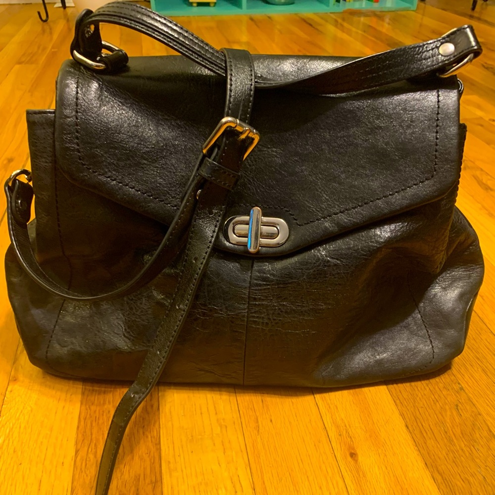 Wilson’s Leather Crossbody Handbag/Purse, Black
